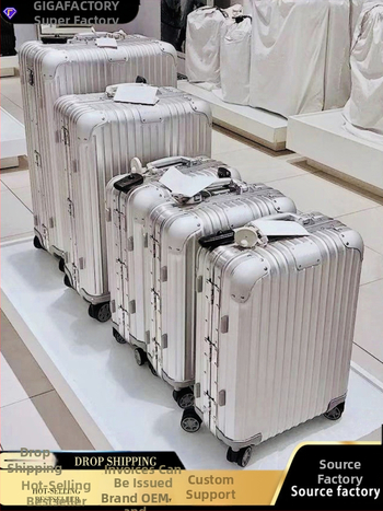 Kofer za ručnu prtljagu s aluminijskim okvirom, 360° okretni kotači, kapacitet 56–75 L, TSA brava