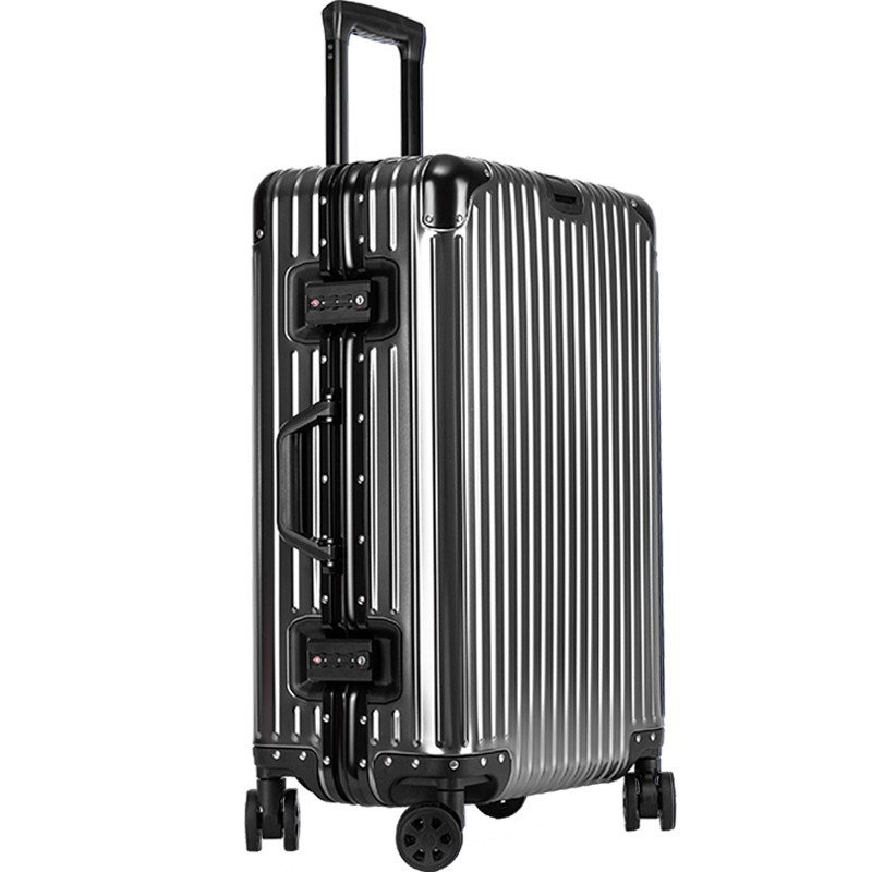 Kofer za ručnu prtljagu s aluminijskim okvirom, 360° okretni kotači, kapacitet 56–75 L, TSA brava
