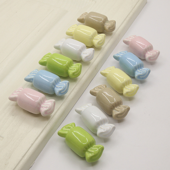 1361 candy дръжка за шкаф за врата, бар стил, керамична и медна, скрит монтаж, модерен минимализъм