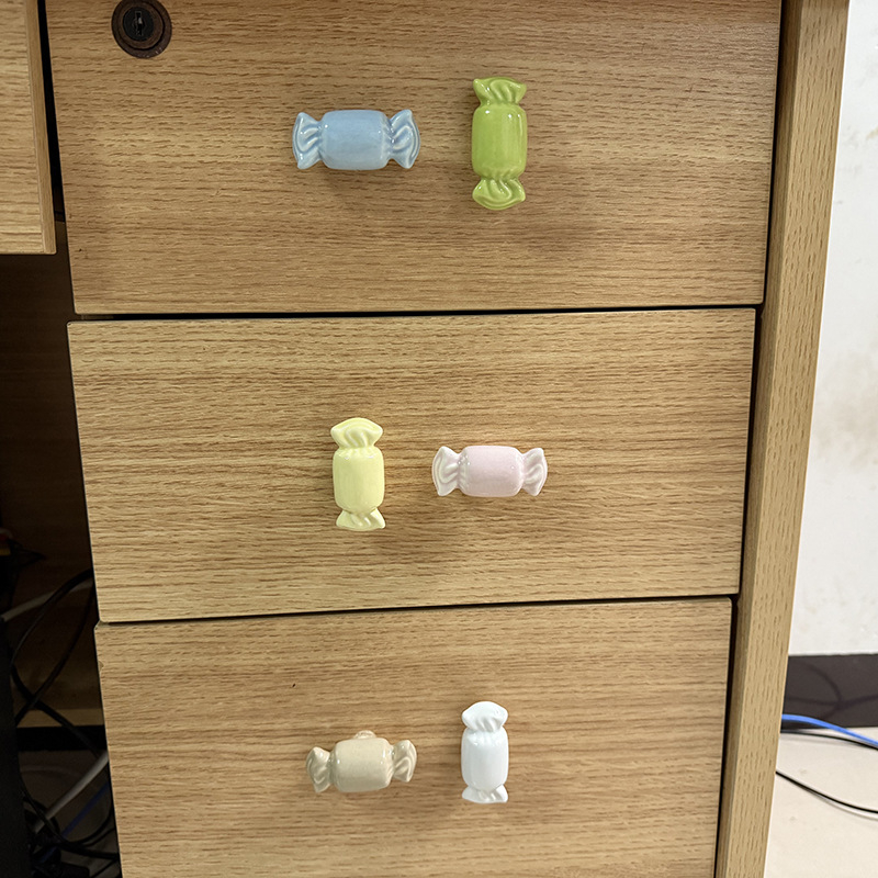 1361 candy дръжка за шкаф за врата, бар стил, керамична и медна, скрит монтаж, модерен минимализъм