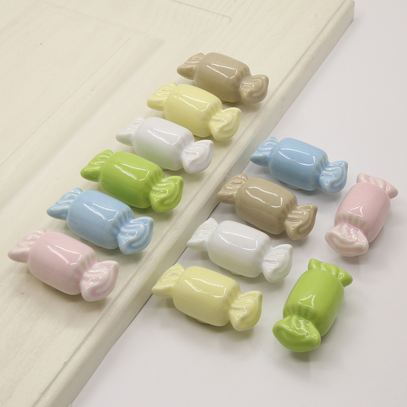 1361 candy дръжка за шкаф за врата, бар стил, керамична и медна, скрит монтаж, модерен минимализъм