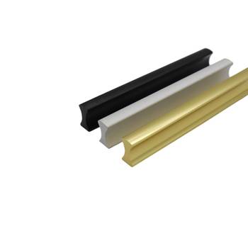 Mânere din aliaj de aluminiu pentru ușa de garderobă, design modern minimalist, mâner lung în formă de bandă, pentru uși, dulapuri și sertare