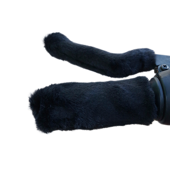 Elektromos kerékpár és háromkerekű kormányvédő — párnázott meleg, vastított téli univerzális védő (Anyag: Silk Flower; Márka: Other; Eredet: Other)