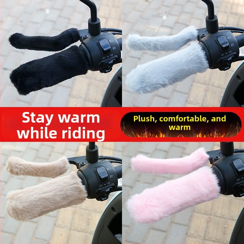 Elektromos kerékpár és háromkerekű kormányvédő — párnázott meleg, vastított téli univerzális védő (Anyag: Silk Flower; Márka: Other; Eredet: Other)