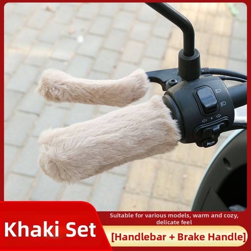 Elektromos kerékpár és háromkerekű kormányvédő — párnázott meleg, vastított téli univerzális védő (Anyag: Silk Flower; Márka: Other; Eredet: Other)