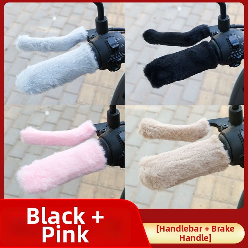 Elektromos kerékpár és háromkerekű kormányvédő — párnázott meleg, vastított téli univerzális védő (Anyag: Silk Flower; Márka: Other; Eredet: Other)