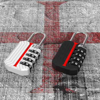 Комбинационен заключващ механизъм за шкафове и багаж, модел 884HP, цинкова сплав, стил лек лукс, дебелина на заключващия прът 3.8 мм, разстояние между пръчките 12 мм, марка Up Security/Abseko