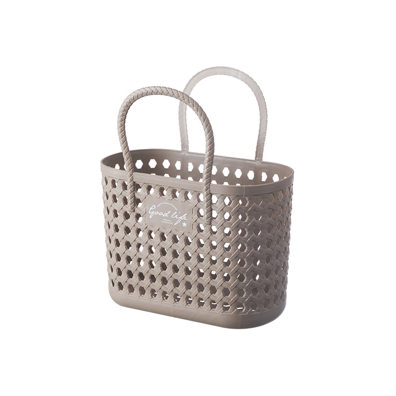 TUYU plastična košara za kupaonicu i skladištenje, model ML-2331-1/2332-1, višenamjenska, vintage stil, pogodna za voće/povrće/knjige/odjeću
