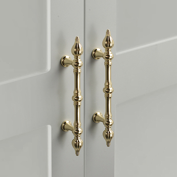 Гардеробна дръжка, солидна цинкова сплав, лита отливка, модел 7075, марка Fandilo