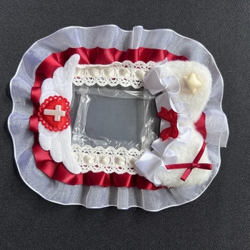 Čipkasta futrola za kartice, moderni minimalistički stil