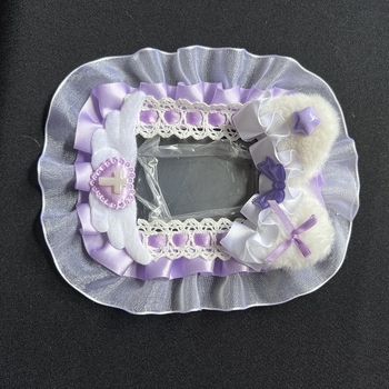 Čipkasta futrola za kartice, moderni minimalistički stil