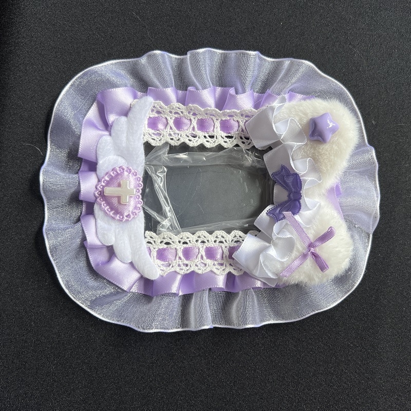 Čipkasta futrola za kartice, moderni minimalistički stil