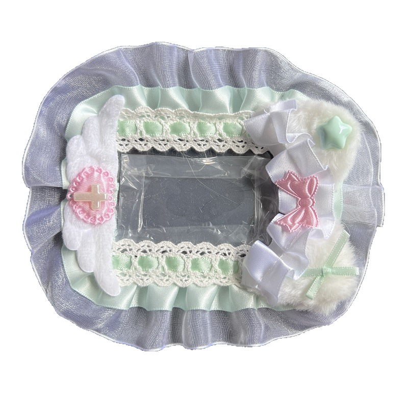 Čipkasta futrola za kartice, moderni minimalistički stil