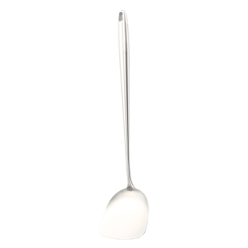 Set žlica i spatula od 201 nehrđajućeg čelika, s čeličnom ručkom; visoka otpornost na visoke temperature; kategorija: set žlica i spatula; mogućnost prilagodbe (tiskanje logotipa)