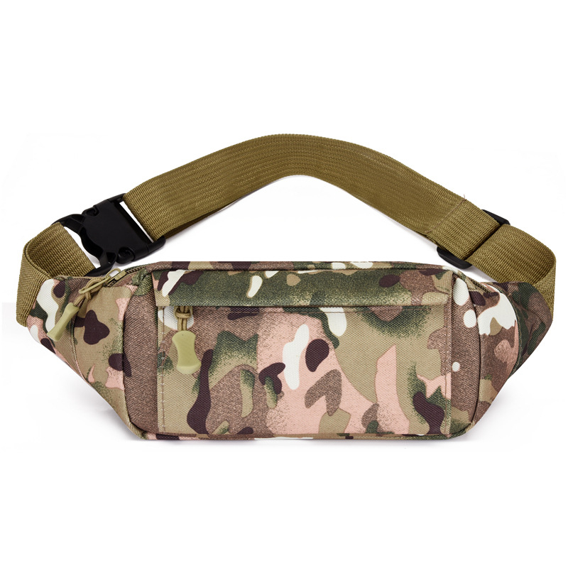 Muška pojasna torba, lagana Oxford tkanina, gradski minimalistički stil, podstava poliester