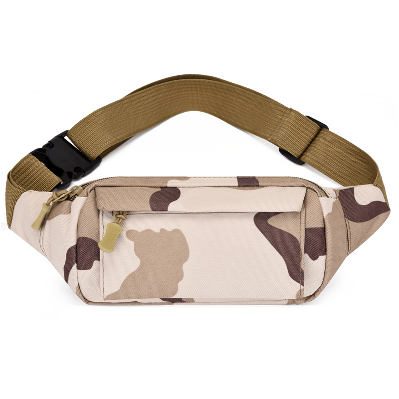 Muška pojasna torba, lagana Oxford tkanina, gradski minimalistički stil, podstava poliester