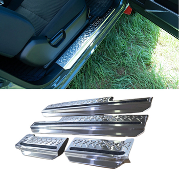 Protecție prag ușă din oțel inoxidabil pentru Jimny cu 5 uși TL JC74