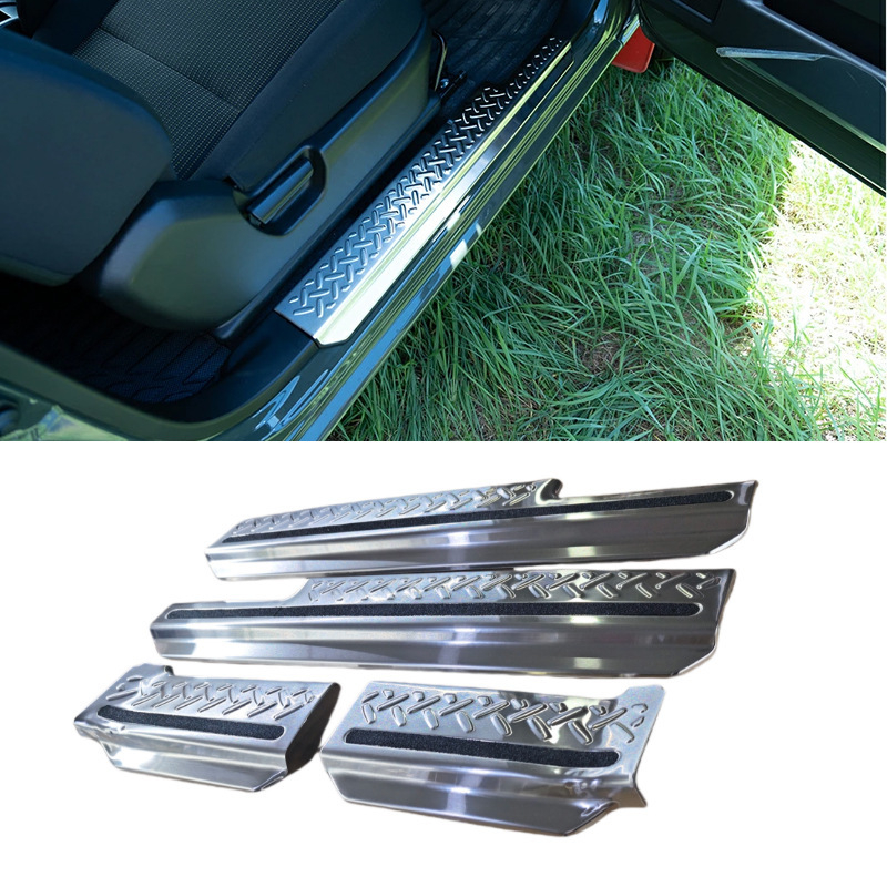 Protecție prag ușă din oțel inoxidabil pentru Jimny cu 5 uși TL JC74