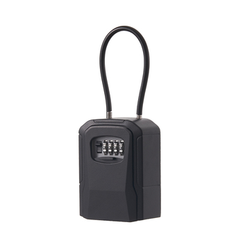 Metalna kutija za ključe s lozinkom, Model 906l-2, debljina šipke zaključavanja 7 mm, razmak šipki 40 mm, otključavanje lozinkom, moderni minimalistički dizajn, pogodna za drvena, staklena i aluminijska vrata