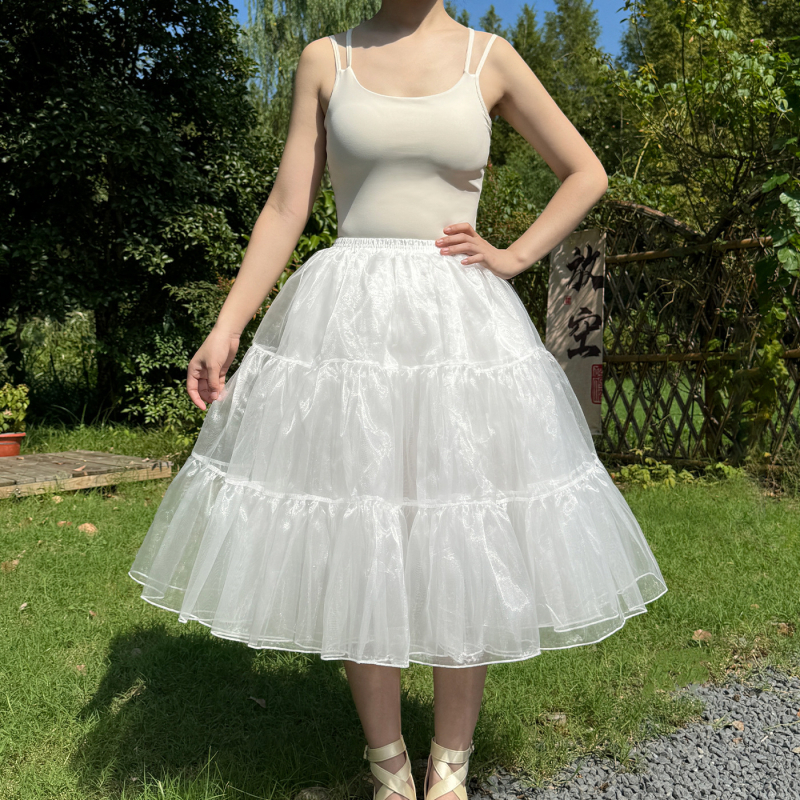 Lolita spodnjica bez kostiju, od mekane gaze, srednje duljine, svakodnevna upotreba, 60 cm produženje