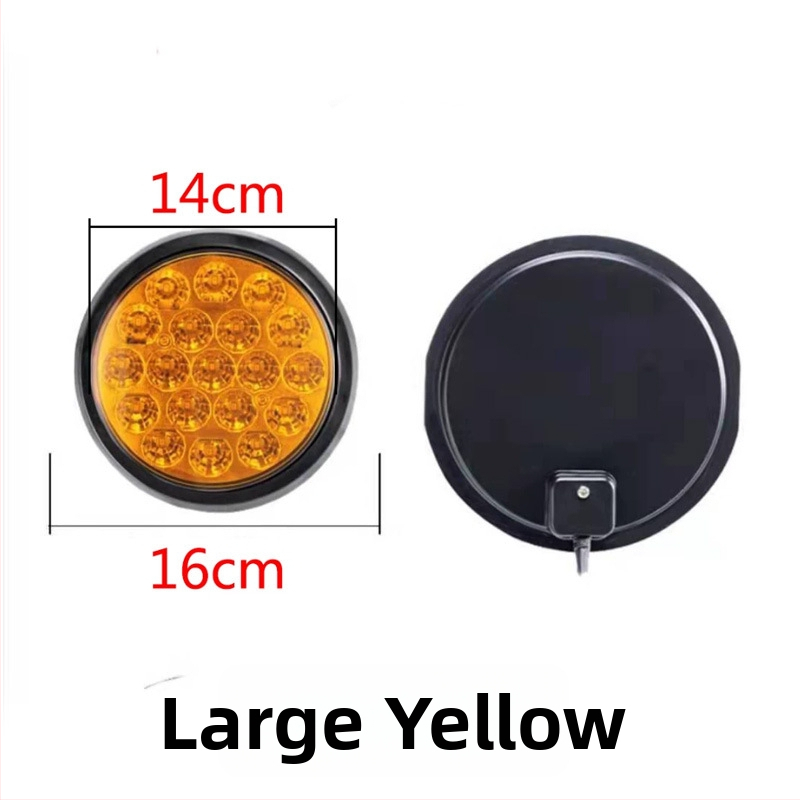 LED zadné svetlo pre CIMC polopríves, jednou lampou, vodotesné kruhové LED svetlo, 24V