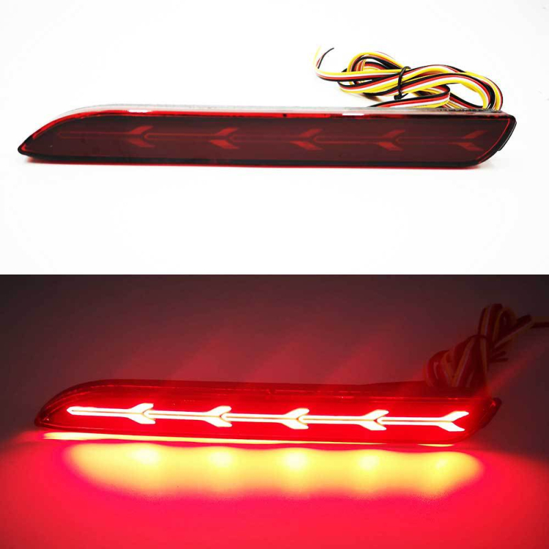 Stražnje svjetlo automobila s ABS+LED, 12V, 5W, 500LM — Kompatibilno s Toyota Reiz, Camry, Yizhi, Alphard, Harrier, RAV4; prilagodljiva ugradnja