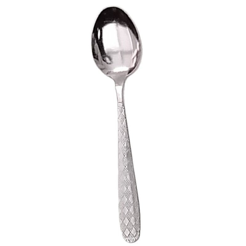 Комплект прибори за хранене: нож, вилица и лъжица от 410 неръждаема стомана, четири части, огледално полирани, модерен стил