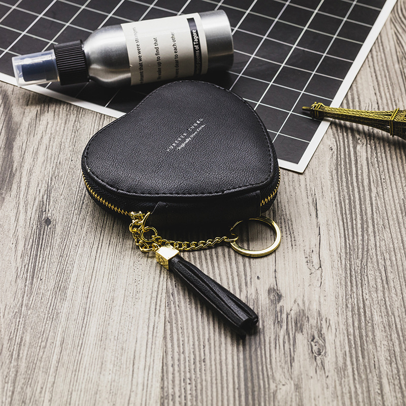 Монетник за жени – PU кожа, шарка с букви, градска простота, портфейл с 1 сгъвка, подплата от полиестер, модел 39925