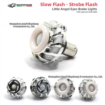MOTOTIGER Angel Eye stabdžių šviesa motociklui – LED, 12V, 1W, 200 lm, Angel Eyes