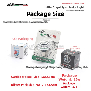 MOTOTIGER Angel Eye stabdžių šviesa motociklui – LED, 12V, 1W, 200 lm, Angel Eyes