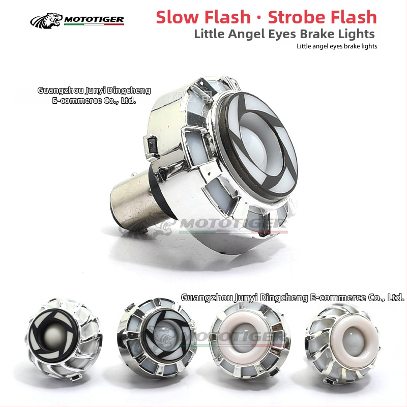 MOTOTIGER Angel Eye stabdžių šviesa motociklui – LED, 12V, 1W, 200 lm, Angel Eyes