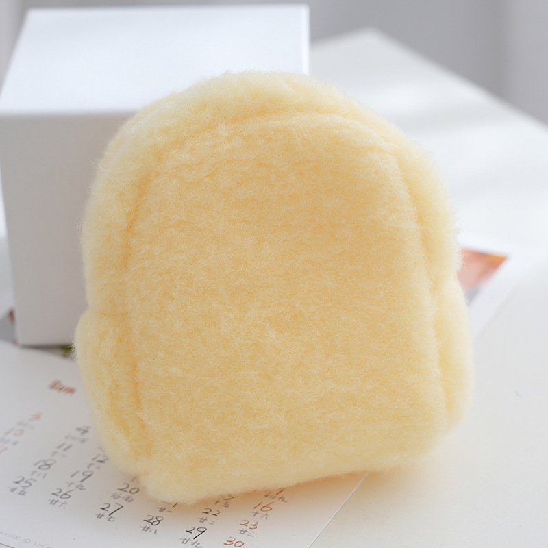 Плюшено портмоне за монети с карикатурен модел, освежаващ и сладък стил, подплата полиестер