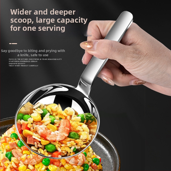 316 rozsdamentes acél kanál felnőtteknek, új kínai stílus, egyszínű dizájn, nyomtatott logó, három darabos készlet