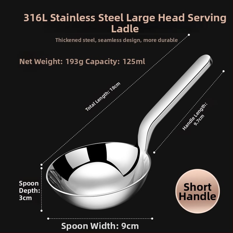 316 rozsdamentes acél kanál felnőtteknek, új kínai stílus, egyszínű dizájn, nyomtatott logó, három darabos készlet