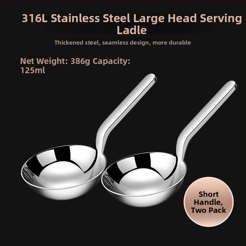 316 rozsdamentes acél kanál felnőtteknek, új kínai stílus, egyszínű dizájn, nyomtatott logó, három darabos készlet