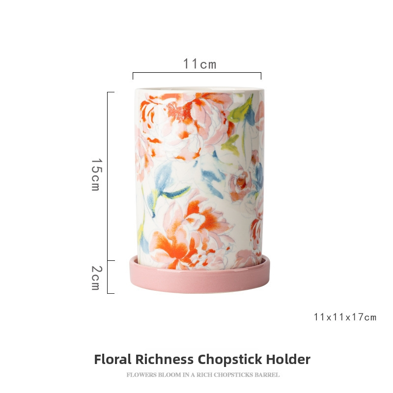 Keramikinis lazdelė laikiklis su drainavimu, Chopstick holder serija, Royal porcelain craftsman prekės ženklas