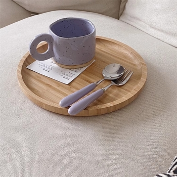 Rozsdamentes acélból készült kanál–villa étkészlet, nordic stílus, egyszínű felület, Hemp Wheel felületi finiselés (Anyag: rozsdamentes acél; Stílus: nordic; Mintázat: egyszínű; Finiselés: Hemp Wheel)