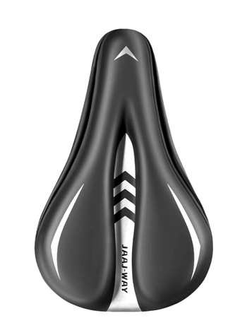 Velosipēda sēdeklis, zīmols JAAJ-WAY, modelis JJXDBKGJZT-808, materiāls PU + silikona gels, piemērots parastiem velosipēdiem
