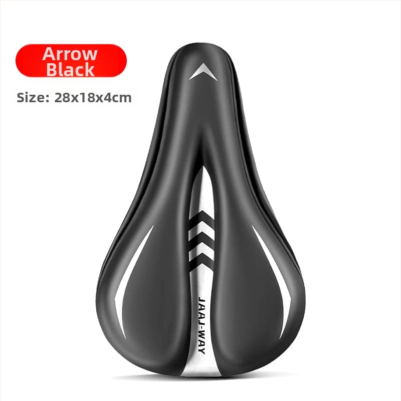 Velosipēda sēdeklis, zīmols JAAJ-WAY, modelis JJXDBKGJZT-808, materiāls PU + silikona gels, piemērots parastiem velosipēdiem