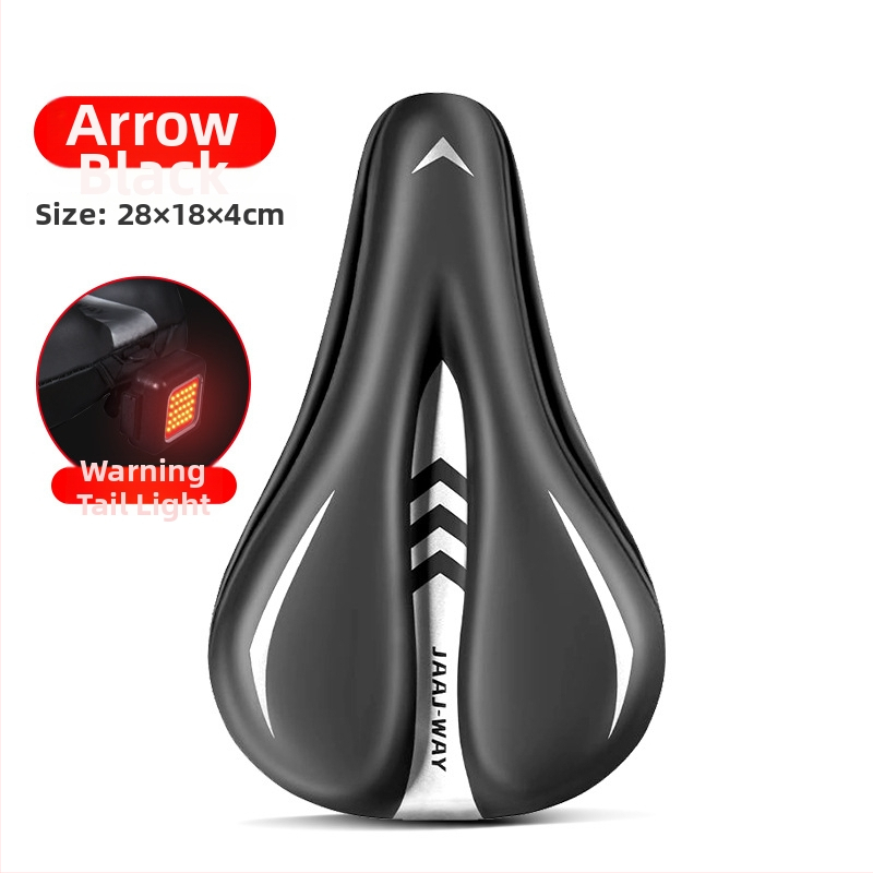 Velosipēda sēdeklis, zīmols JAAJ-WAY, modelis JJXDBKGJZT-808, materiāls PU + silikona gels, piemērots parastiem velosipēdiem