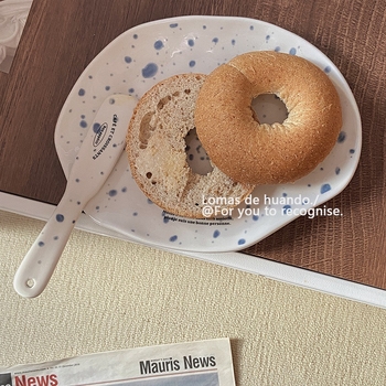 Porcelanski tanjur za doručak/desert, ispod glazure, skandinavski stil, novi kineski stil
