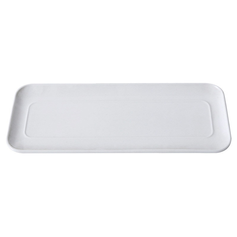 Porcelánból készült négyszögletes desszerttál, japán stílus, aláglazúros szín, mikrohullámú sütőben használható