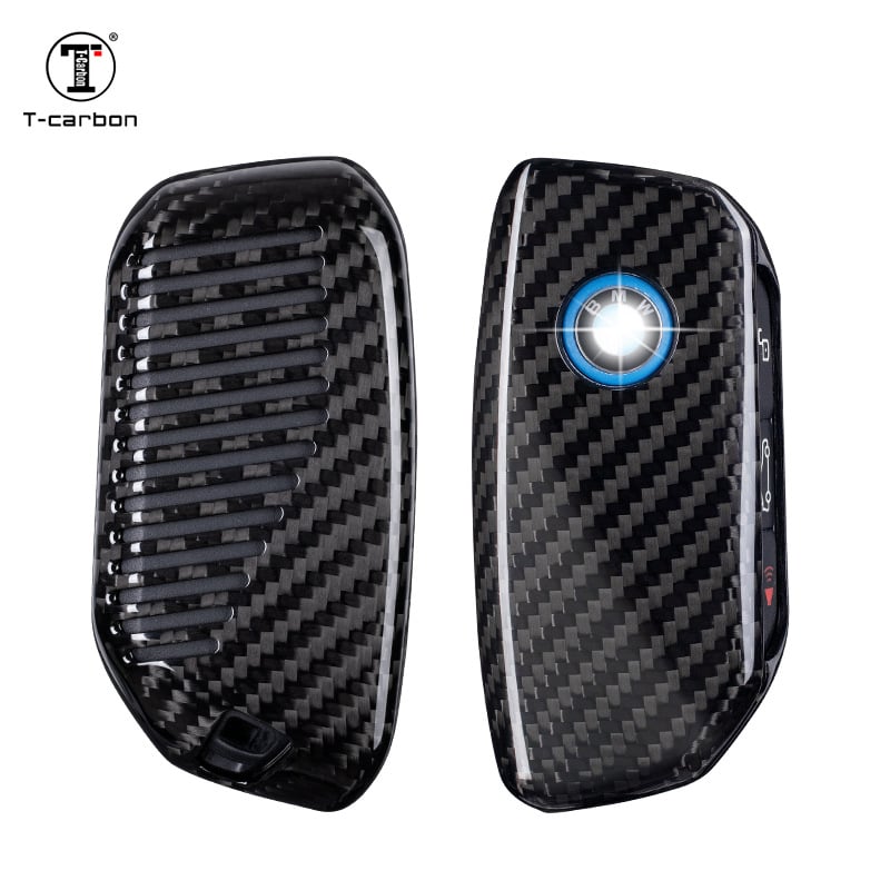 BMW 7-es sorozat és X5-ös sorozat kulcsának karbon szálas tokja — merev védőburkolat (23 modellhez)