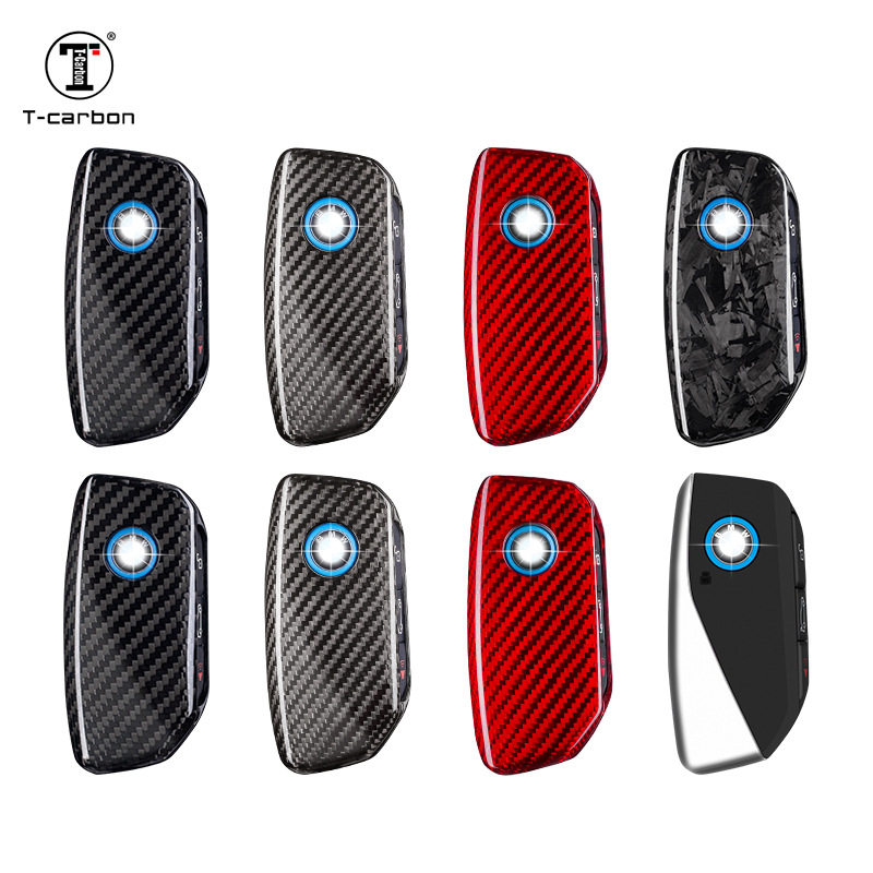 BMW 7-es sorozat és X5-ös sorozat kulcsának karbon szálas tokja — merev védőburkolat (23 modellhez)