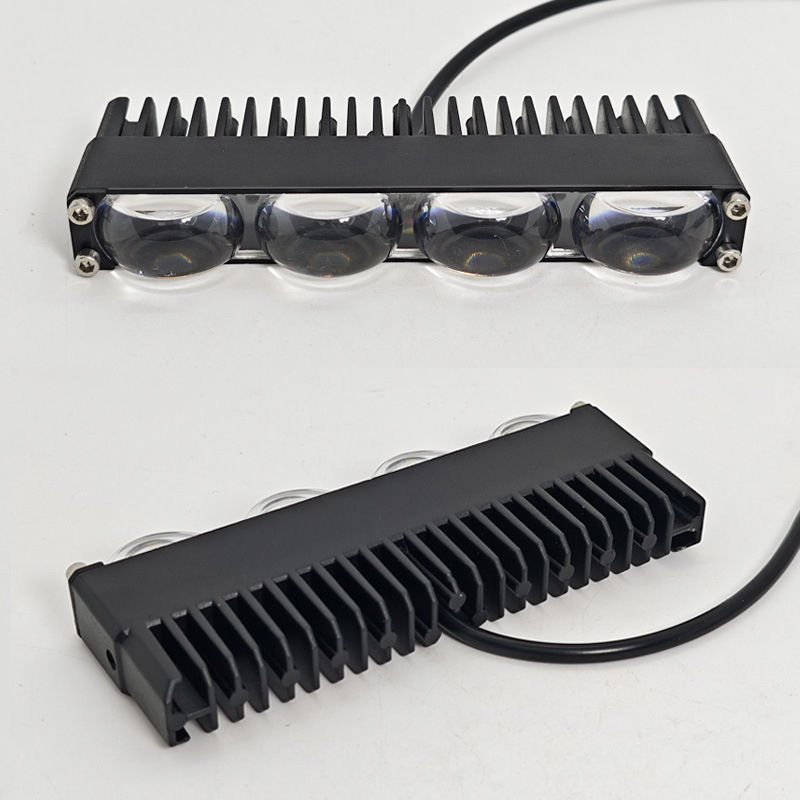 JSG LED προβολέας με διάταξη 3 LED – υψηλής φωτεινότητας για μοτοσικλέτες και οχήματα εκτός δρόμου, 18W, 9-36V, φακός PC, αλουμινένιο περίβλημα, LED 5060, διάρκεια ζωής 50.000 h