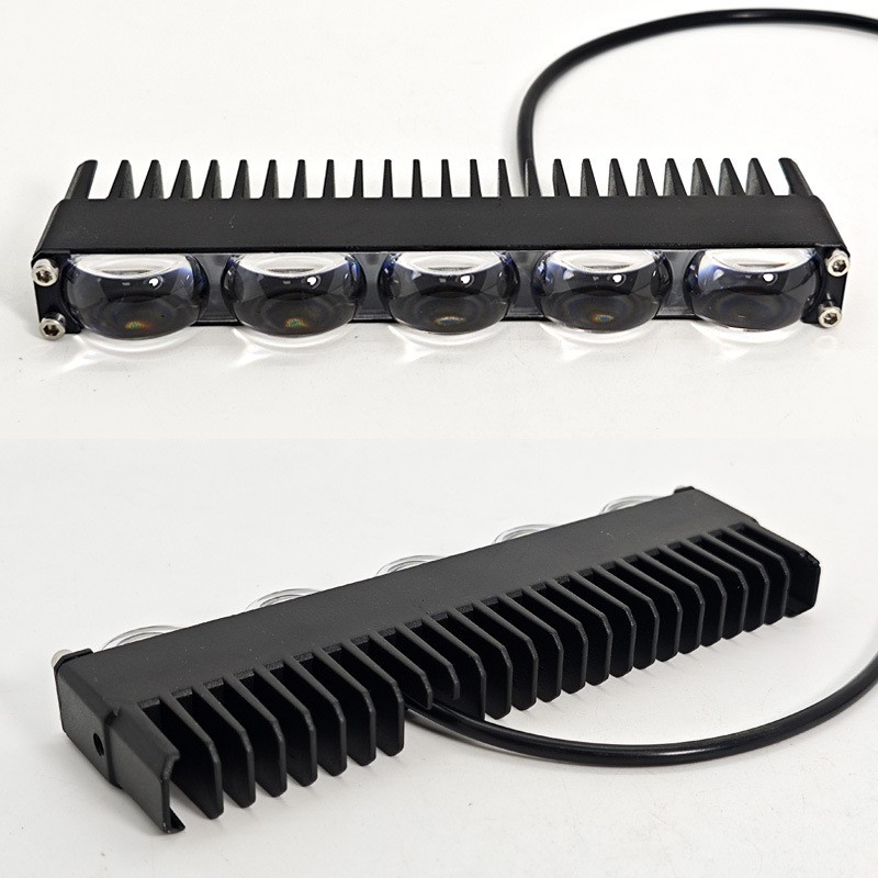 JSG LED προβολέας με διάταξη 3 LED – υψηλής φωτεινότητας για μοτοσικλέτες και οχήματα εκτός δρόμου, 18W, 9-36V, φακός PC, αλουμινένιο περίβλημα, LED 5060, διάρκεια ζωής 50.000 h