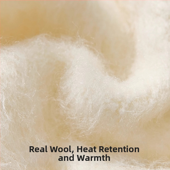 Șosete de femei peste genunchi din lână, căptușite cu fleece, groase pentru iarnă, stil minimalist, model solid, tricot cu un ac