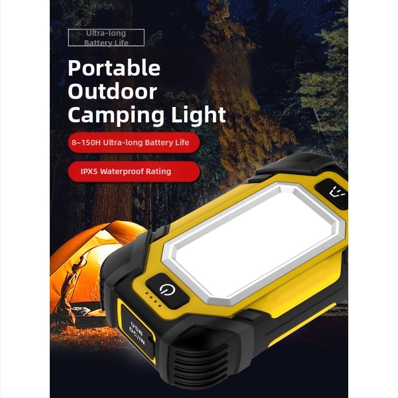 Fleet φακός χειρός με δύο μαγνήτες, επαναφορτιζόμενος, πολύ φωτεινός, μακρά διάρκεια, φορητός για επισκευές αυτοκινήτων