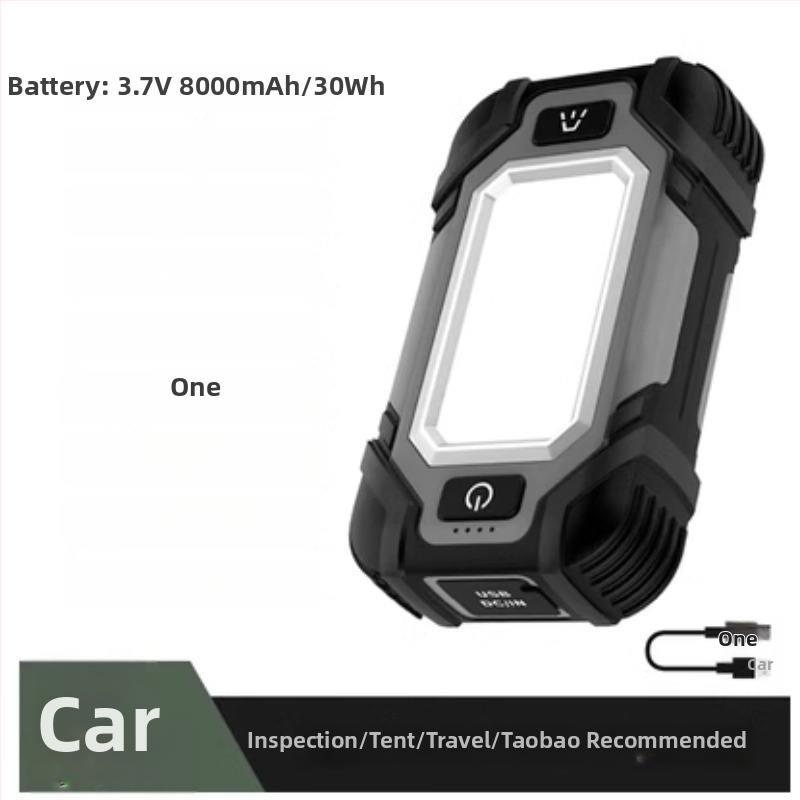 Fleet φακός χειρός με δύο μαγνήτες, επαναφορτιζόμενος, πολύ φωτεινός, μακρά διάρκεια, φορητός για επισκευές αυτοκινήτων