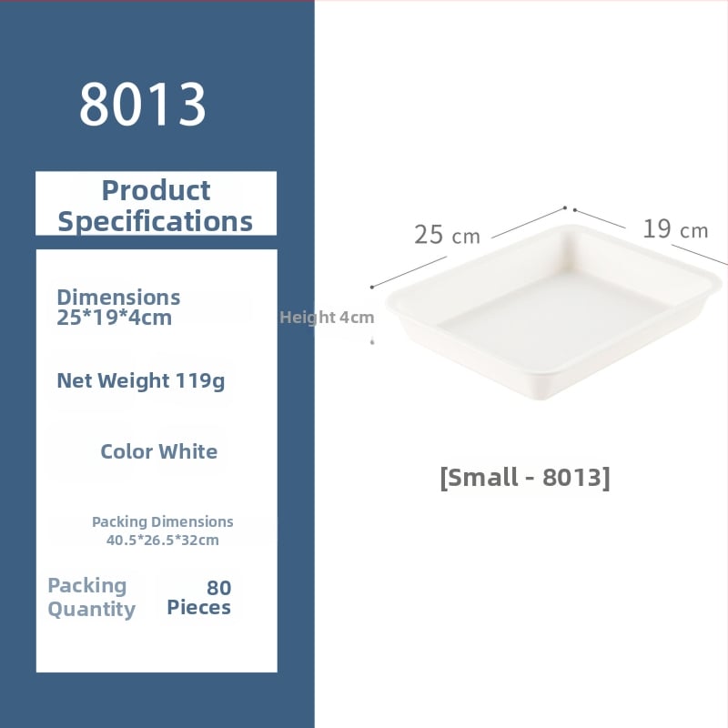 Műanyag téglalap alakú köretes tál, nyomtatott logóval, testreszabható, japán stílusú, 2024-ben debütált